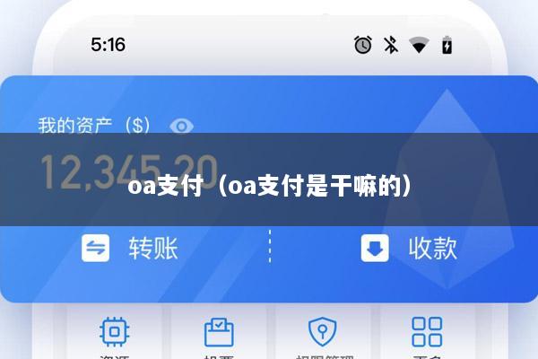 oa支付(oa支付是干嘛的)