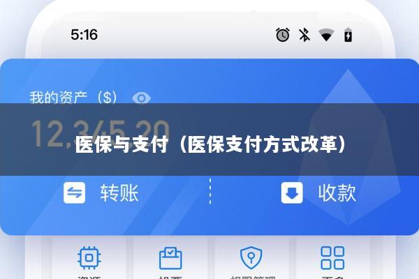 医保与支付(医保支付方式改革)