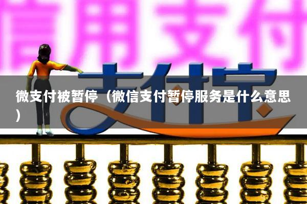 微支付被暂停(微信支付暂停服务是什么意思)