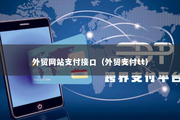 外贸网站支付接口(外贸支付tt)