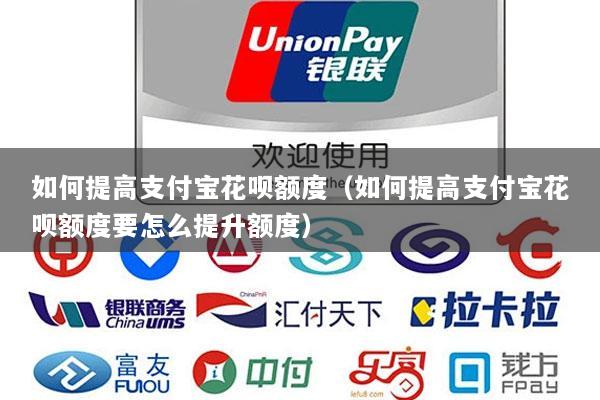 如何提高支付宝花呗额度(如何提高支付宝花呗额度要怎么提升额度)