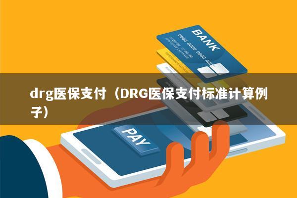 drg医保支付(DRG医保支付标准计算例子)