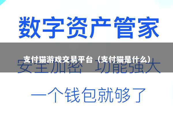 支付猫游戏交易平台(支付猫是什么)