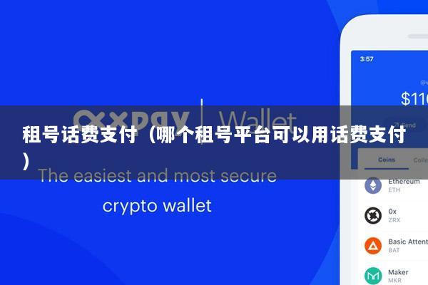 租号话费支付(哪个租号平台可以用话费支付)