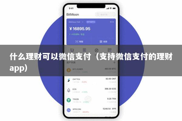什么理财可以微信支付(支持微信支付的理财app)