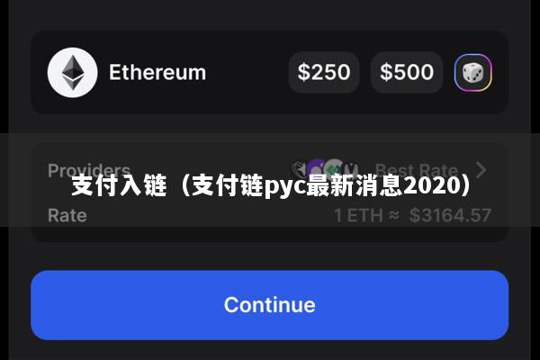 支付入链(支付链pyc最新消息2020)