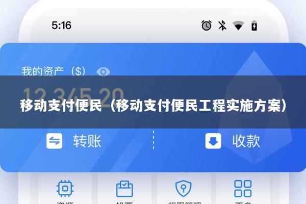 移动支付便民(移动支付便民工程实施方案)