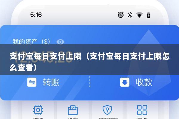 支付宝每日支付上限(支付宝每日支付上限怎么查看)